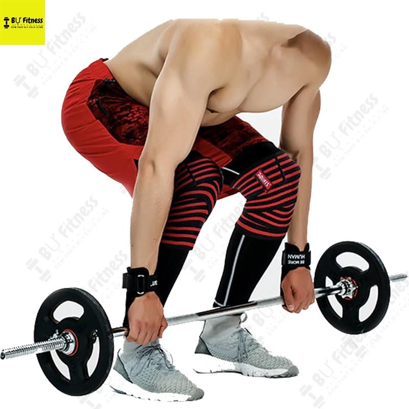 Băng gối Aolikes loại dây dài 1m8, dây quấn gối hỗ trợ squat và tập gym