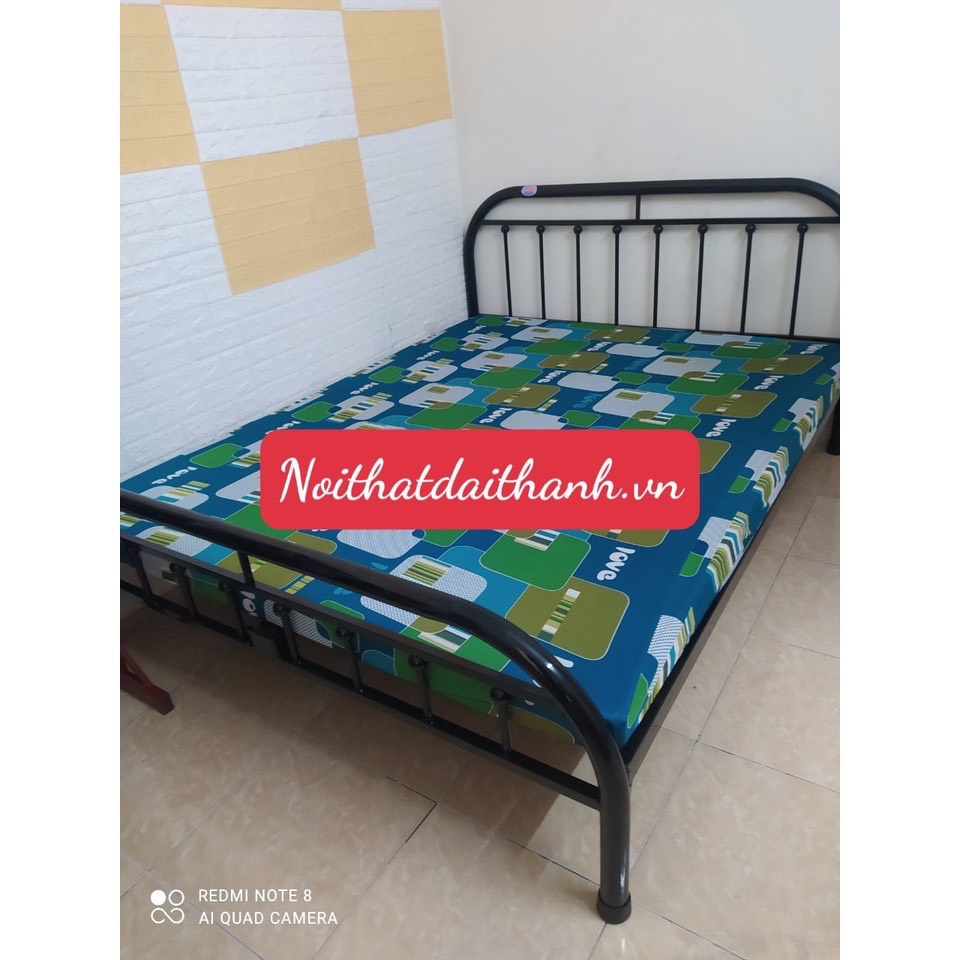 Giường sắt mỹ nghệ nhiều size từ 1m đến 1m8
