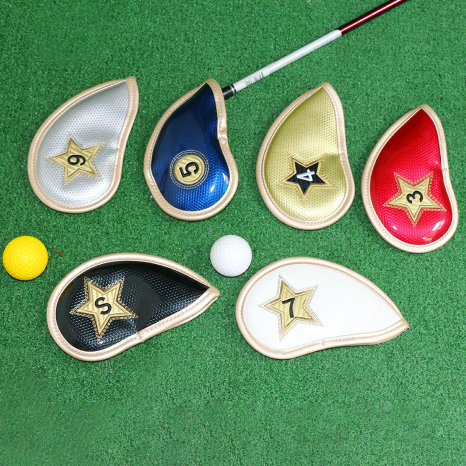 10x Golf Club Iron Head Cover Protection Headcover