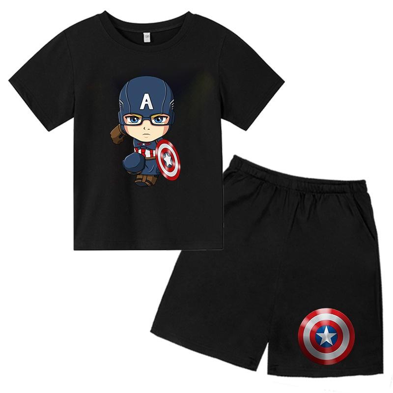 Áo Quần trẻ em đội trưởng mỹ chibi siêu cool , King Cotton