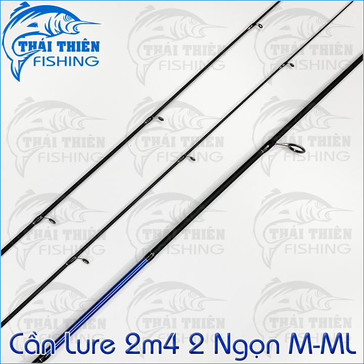 Cần Câu Lure Carbon Knight 2m4 2 Ngọn M - ML Chuyên Lóc, Chẽm, Tráp Cảm Giác