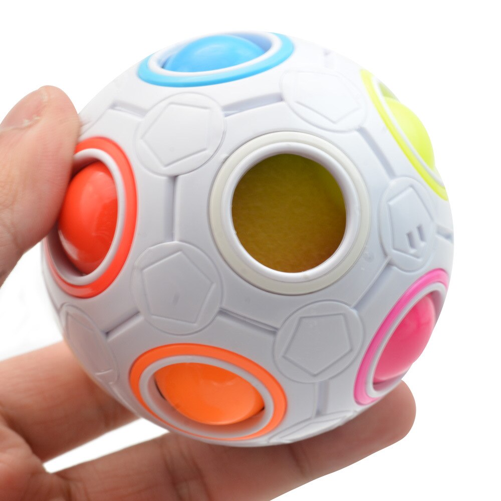 Rubik CS Rainbow Ball Magic Cube Biến Thể Bóng - Rubik Đồ Chơi Thách Thức Siêu Trí Não, Sáng Tạo, Thông Minh