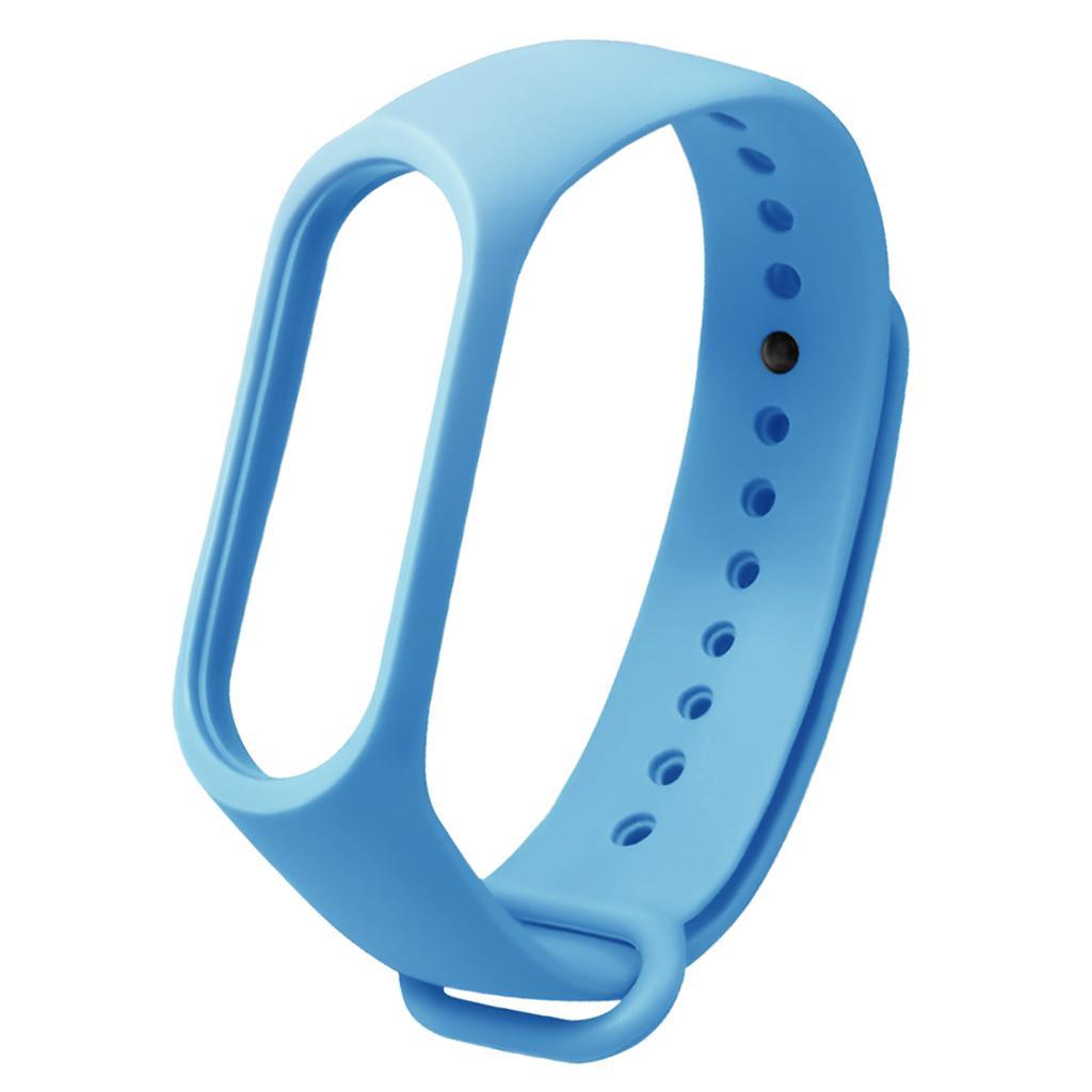 Breathable Silicone Sport Watch Band Adjustable, Replacement Accessories for Mi 3 Band Replacement