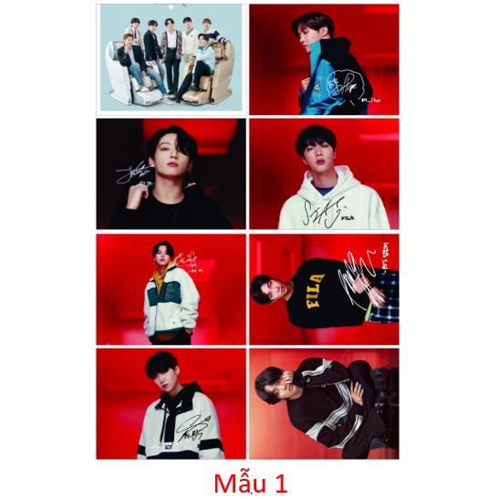 Sét card BTS A6 10x14cm sét gồm 8 tấm chỉ 8k/sét