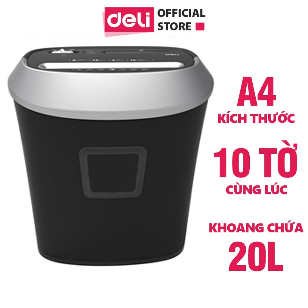 Máy Hủy Tài Liệu Cao Cấp Deli Chính Hãng - Phù Hợp Cho Bảo Mật Giấy Tờ Trong Doanh Nghiệp, Văn Phòng, Nhà Trường - Hàng Chính Hãng - E9948