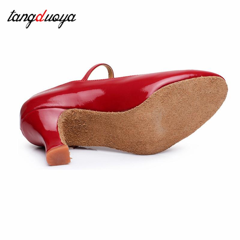 Giày khiêu vũ chuyên nghiệp Giày khiêu vũ Phụ nữ Giày cao gót phụ nữ Giày khiêu vũ hiện đại chỉ nhọn đôi giày nhảy Latin Latin Ladies 5cm Color: 5cm Gold Shoe Size: 38