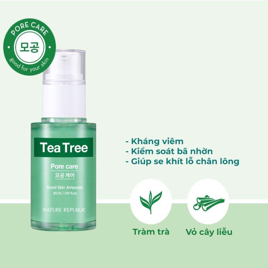 Nature Republic Tinh chất ngăn ngừa mụn Good Skin Tea Tree Ampoule 30 ml