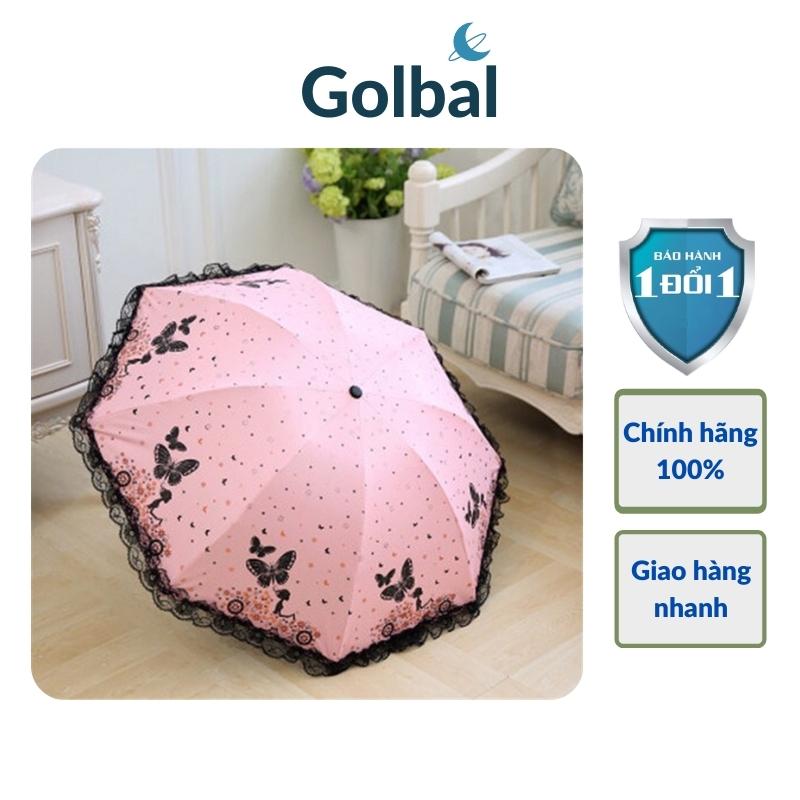 Dù Che Mưa Che Nắng Chống Tia UV Gấp Gọn Bướm Xinh Golbal Model OD-09 - Hàng Chính Hãng