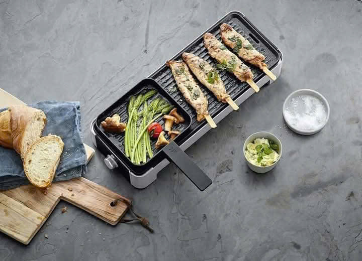 BẾP NƯỚNG WMF KÜCHENMINIS TISCHGRILL FÜR 2 Hàng chính hãng