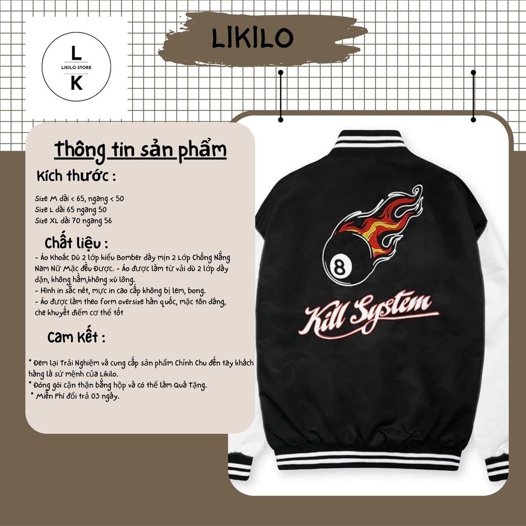 Áo Khoác Dù kiểu Bomber, Áo khoác Unisex 2 Lớp Chống Nắng Siểu HOT - K078_PY