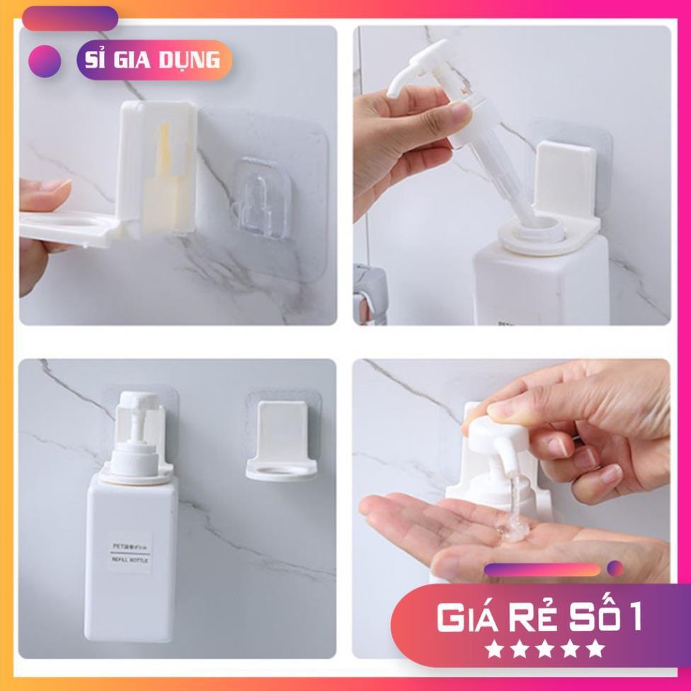 Combo 2 Móc treo dầu gội đầu , móc treo chai sữa tắm dán tường nhà tắm siêu chắc