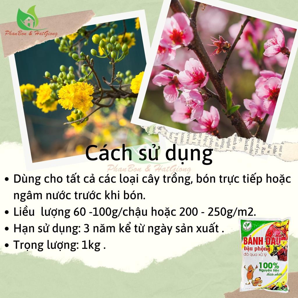 Phân Bón Hữu Cơ Bánh Dầu Đậu Phộng HAK Đã Xử Lý 100% Từ Thiên Nhiên 1KG Trồng Rau, Cây Cảnh - Shop Phân Bón và Hạt Giống