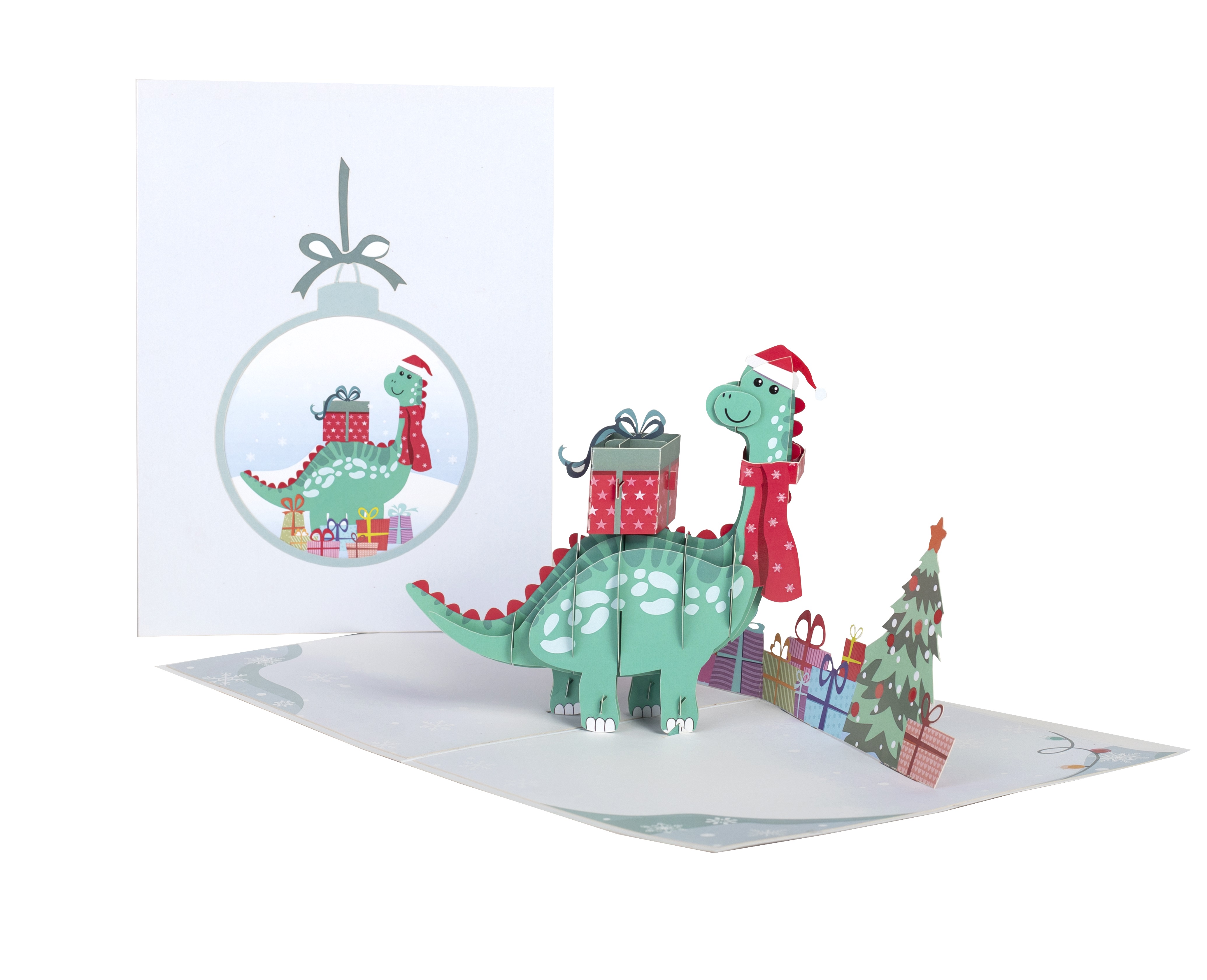 X39- THIỆP NOEL 3D KHỦNG LONG