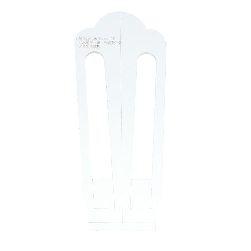 Guitar Headstock Acrylic Template for Classical Guitar DIY Tool 175x65x4mm