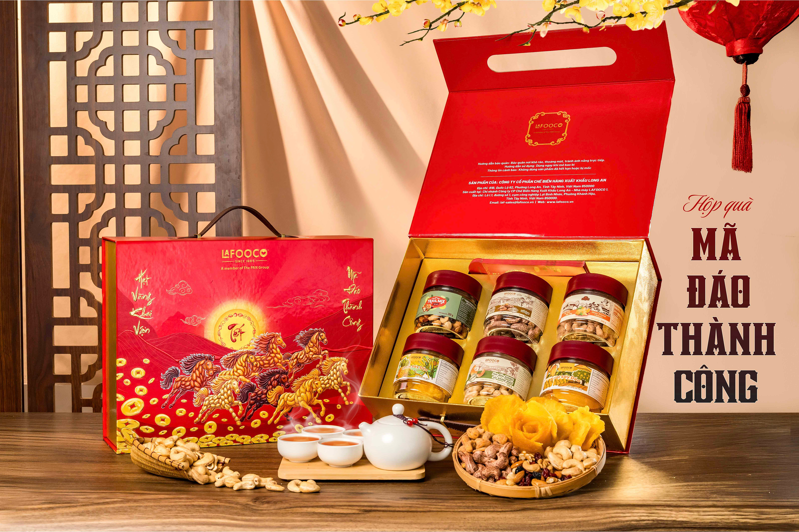 HỘP QUÀ TẾT 2026 - MÃ ĐÁO THÀNH CÔNG - LAFOOCO