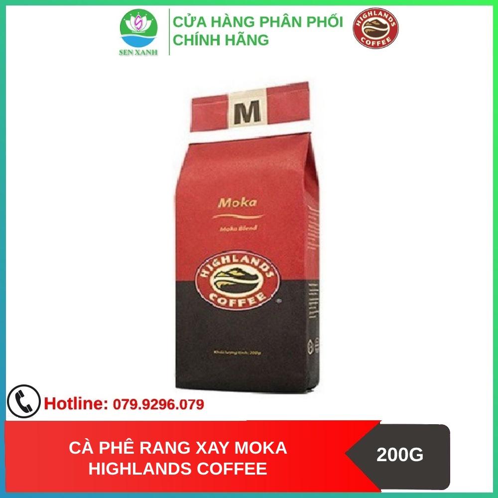 Cà phê Rang xay Moka Highlands Coffee 200g