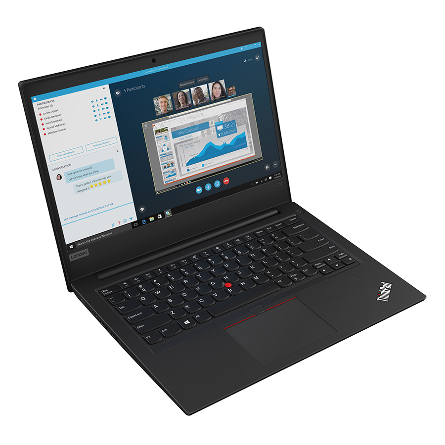 Laptop Lenovo ThinkPad E490 20N8S01V00 Core i5-8265U/ Dos (14 HD) - Hàng Chính Hãng