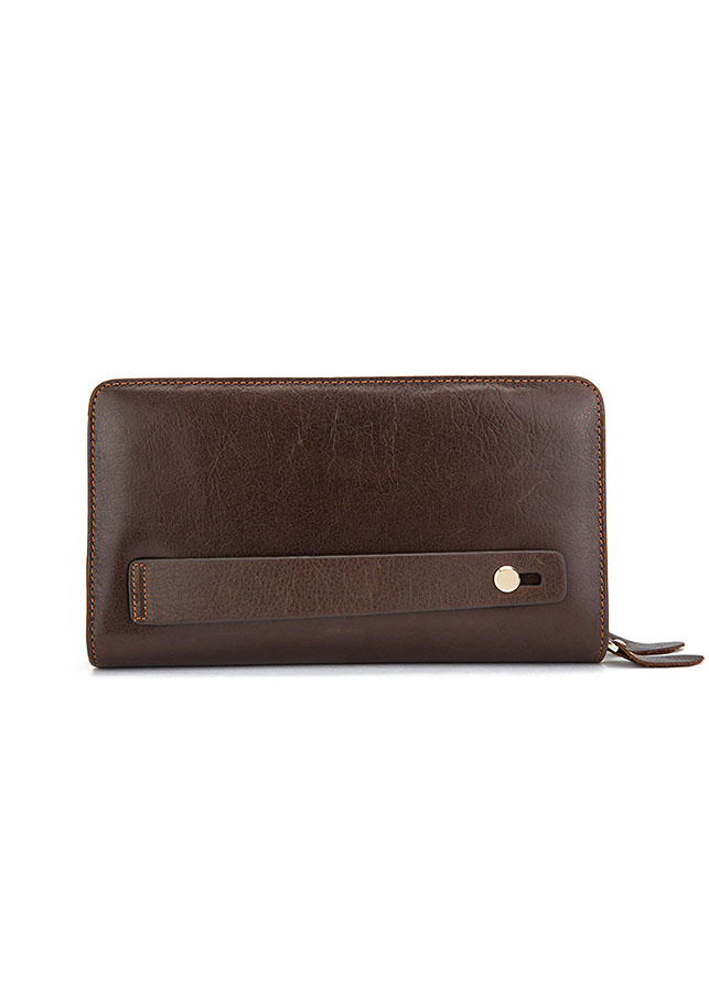 Clutch da thật - Ví cấm tay nam da bò BHM9069B
