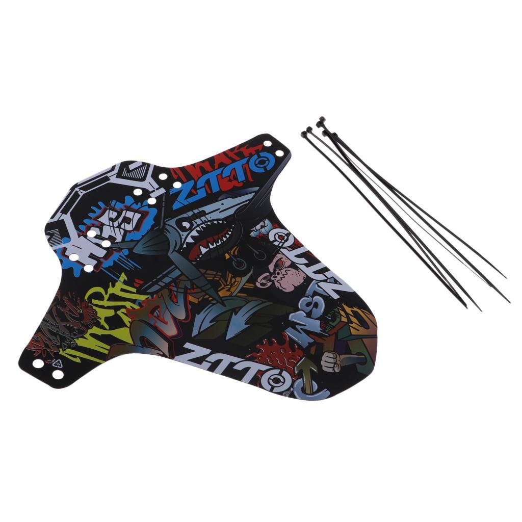 3-13pack Lightweight Mountain Bike  Front Rear  Mudguard with Cable