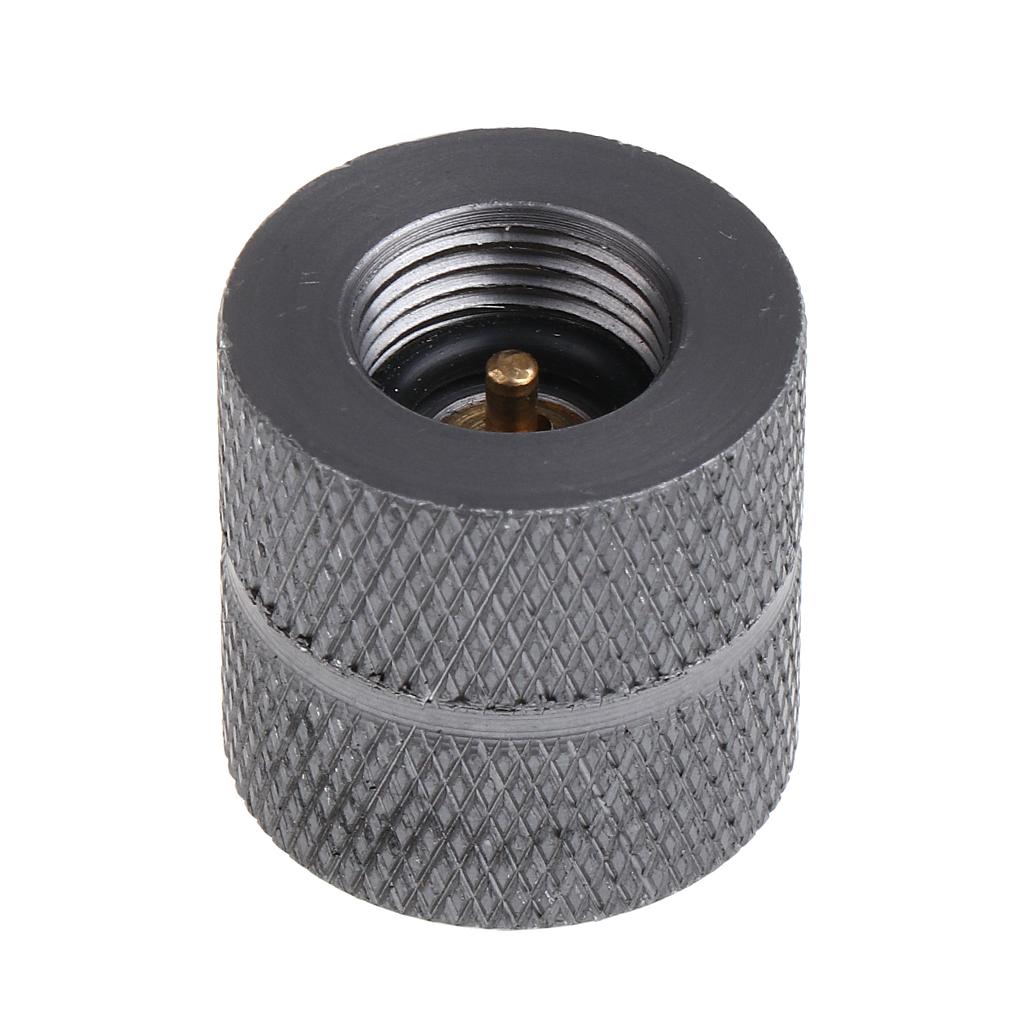 Camping Stove Refill Adapter Propane Butane Canister Converter for Flat Tank