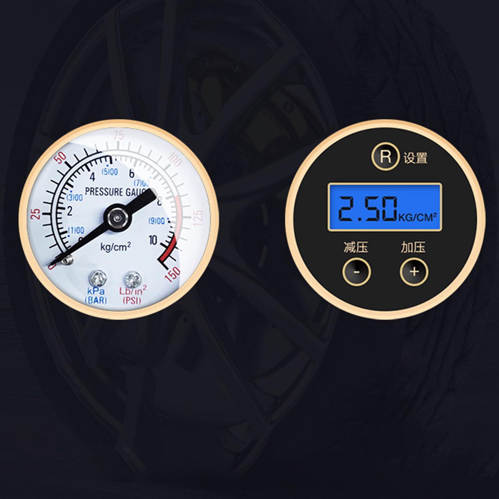 Car Air Pump 12V Heavy Duty Auto Tyre Pump Electric Tire Inflator Pump Fit for Bicycle Truck