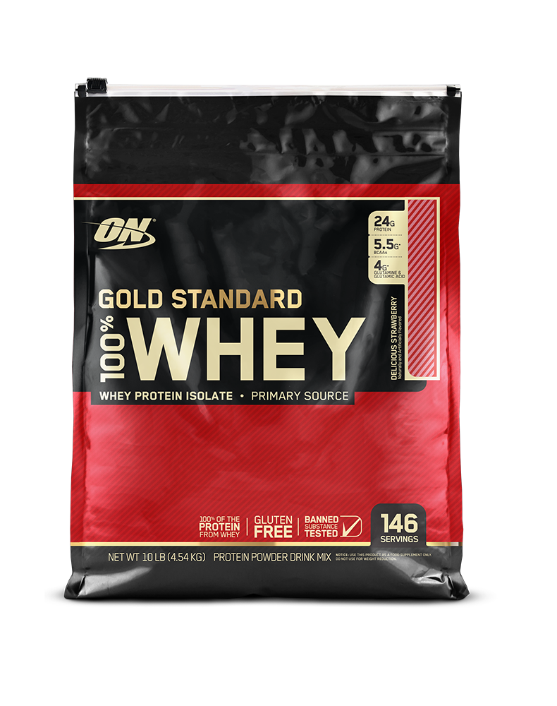 Thực phẩm bổ sung Optimum Nutrition Gold Standard 100% Whey 10lb (4.5kg)