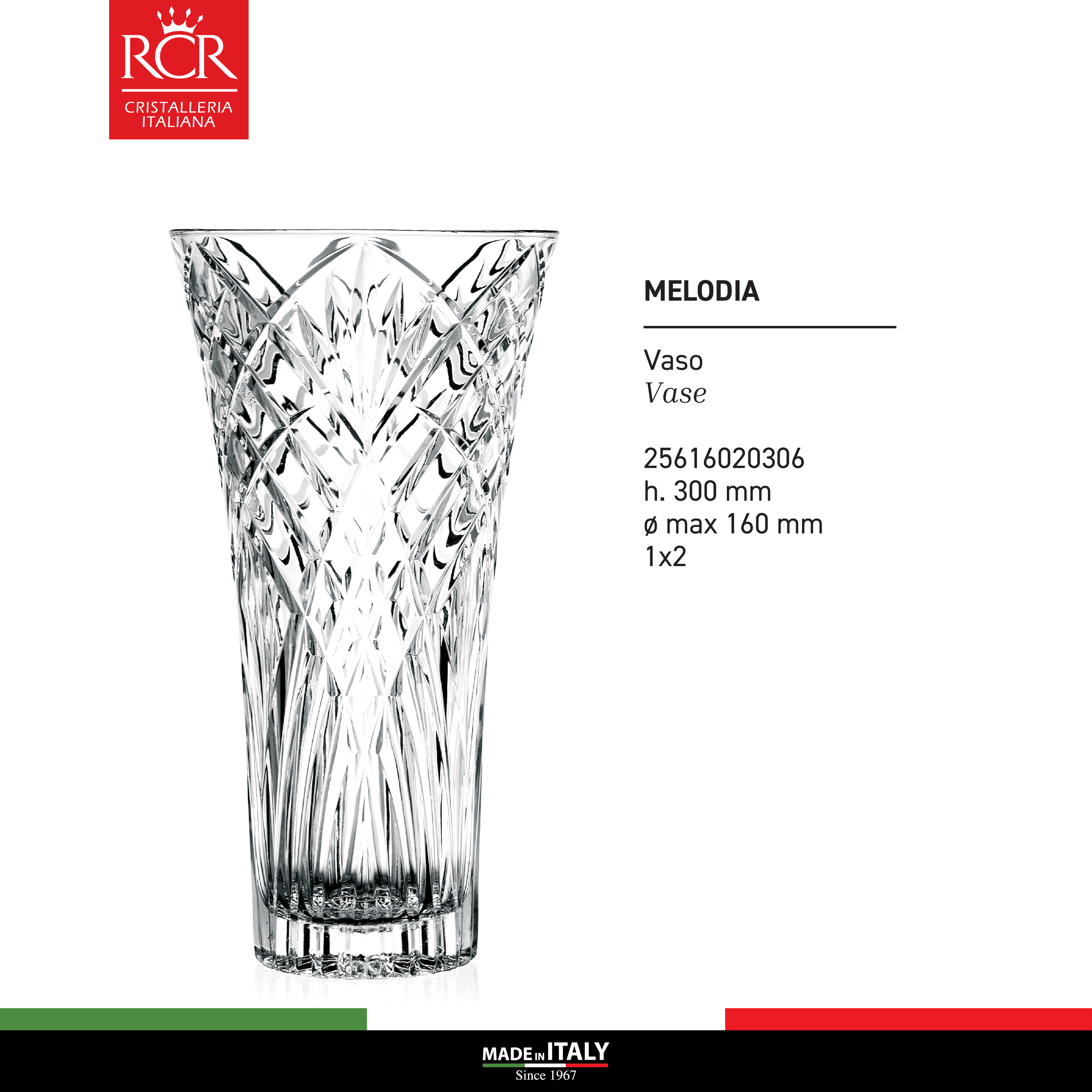 Bộ quà tặng RCR Ricco 01 Bình hoa Melodia 30cm