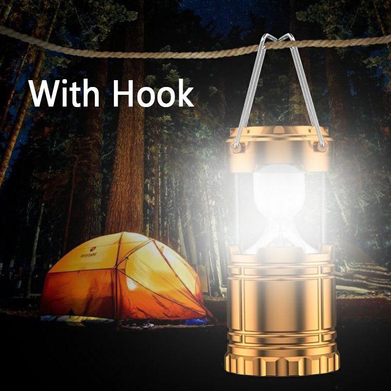 Đèn LED Năng Lượng Mặt Trời Kèm Sạc USB Tiện Dụng Cho Trường Hợp Khẩn Cấp