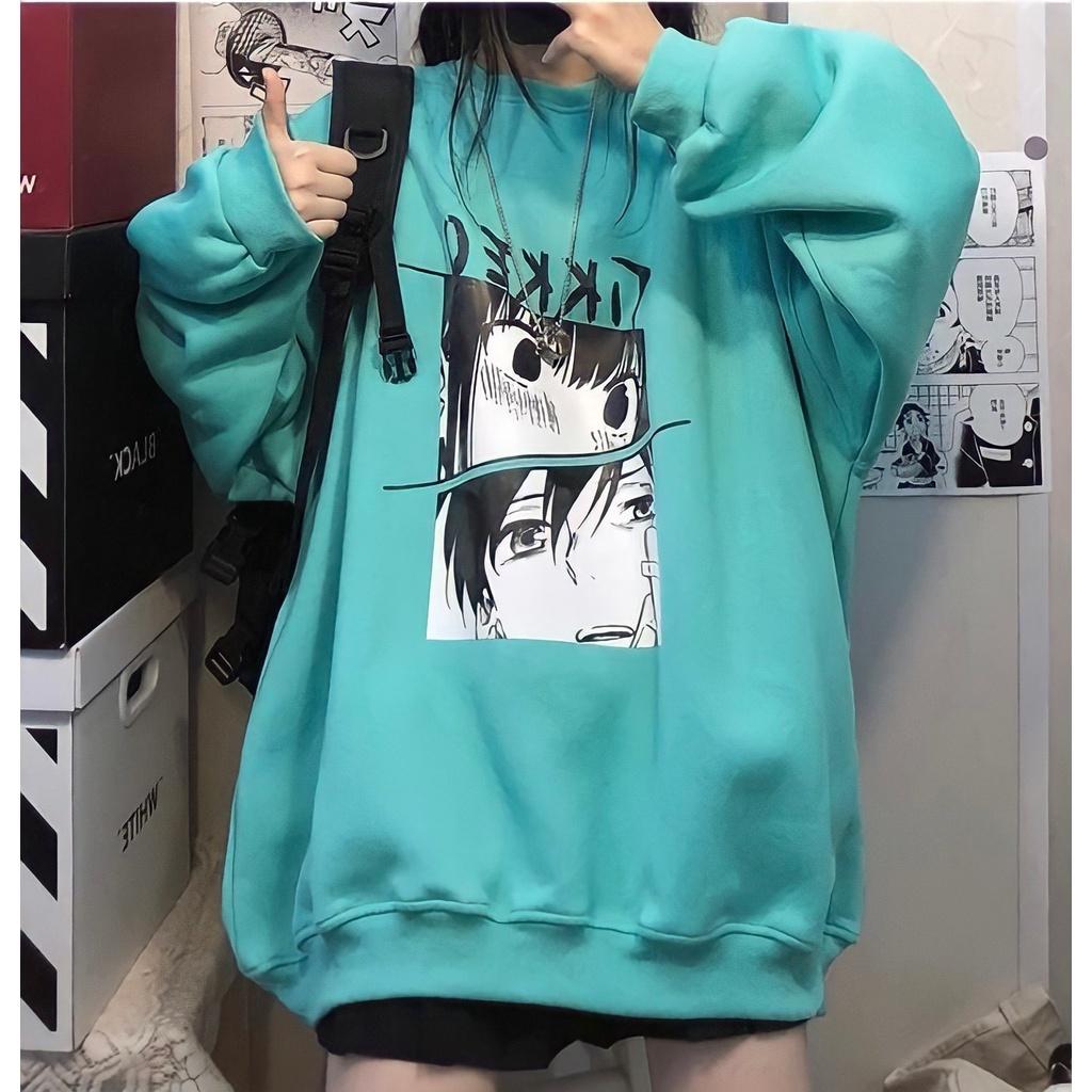 Áo Hoodie Nỉ Unisex Nam Nữ In Hình Anime TIKKEO