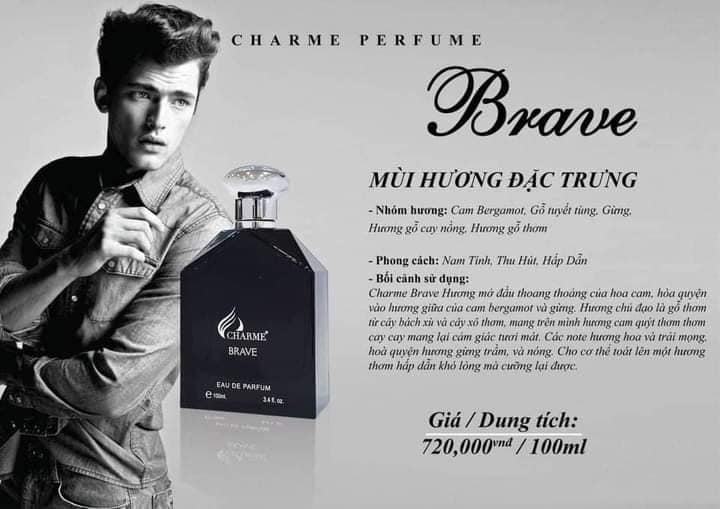 Nước hoa Nam Charme BRAVE
