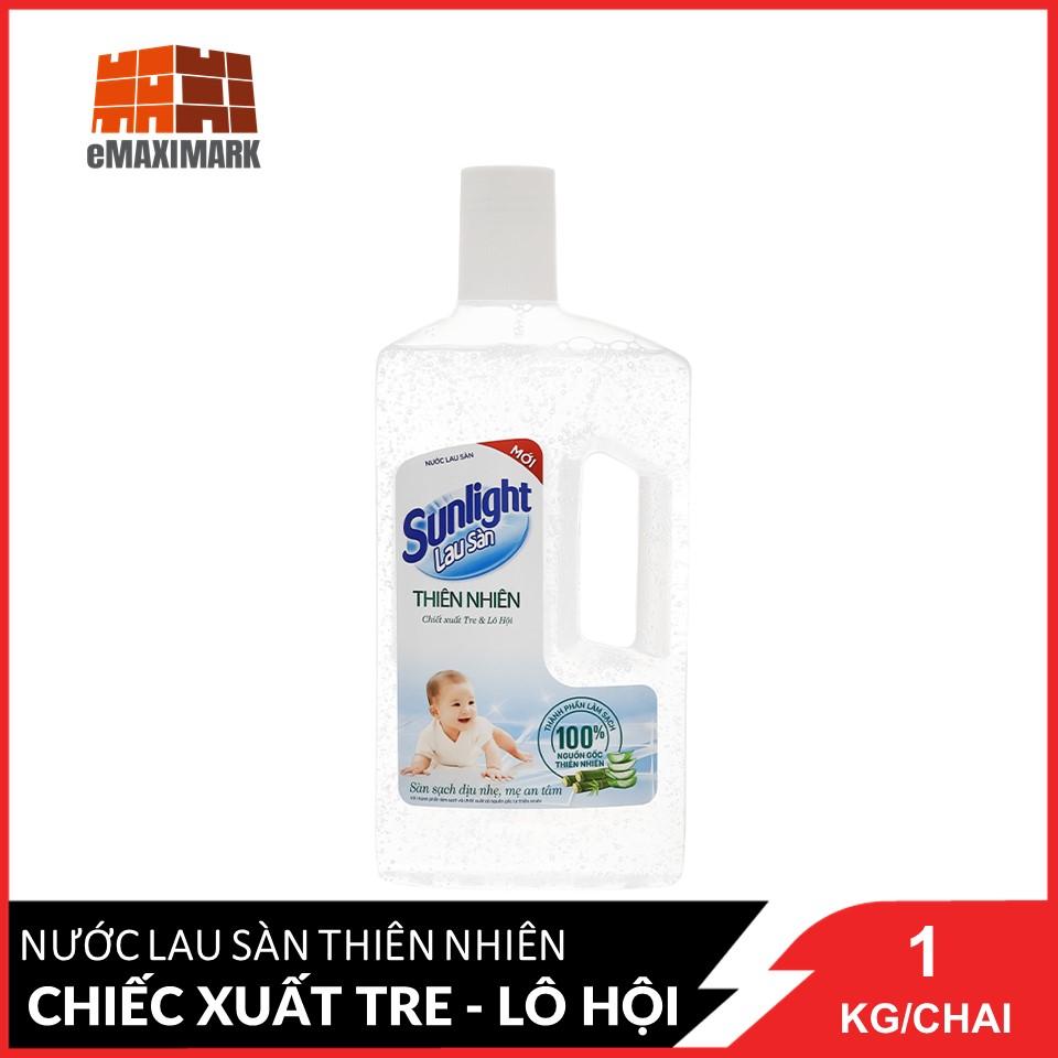 Nước lau sàn Sunlight Thiên Nhiên Chiếc Xuất Tre Và Lô Hội 1kg