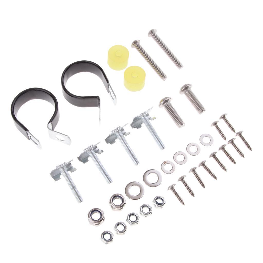 Lower Vented Fairings Kit for Harley Electra Glide FLHTC Clamps, Bolts, Clips, Washer, Locknuts