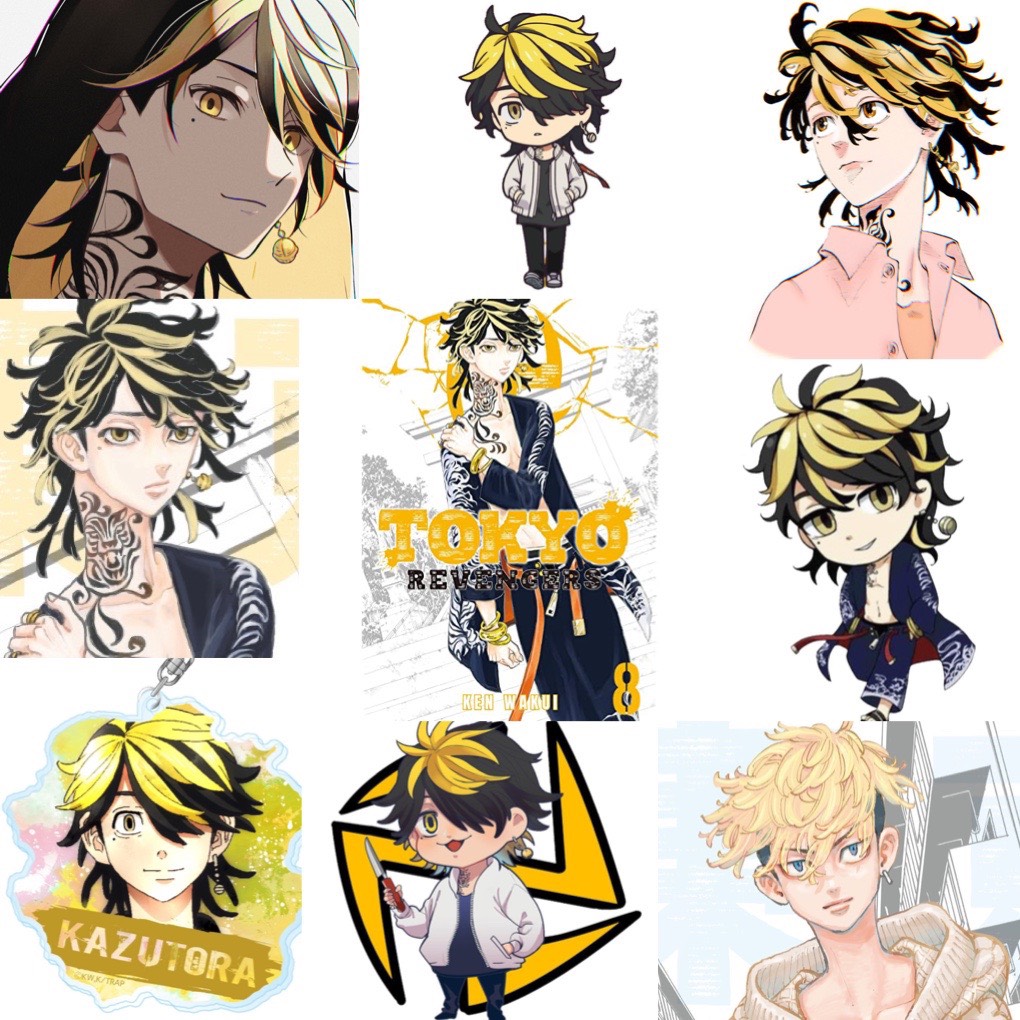 Set 60 Sticker Kazutora Hanemiya-Tokyo Revengers