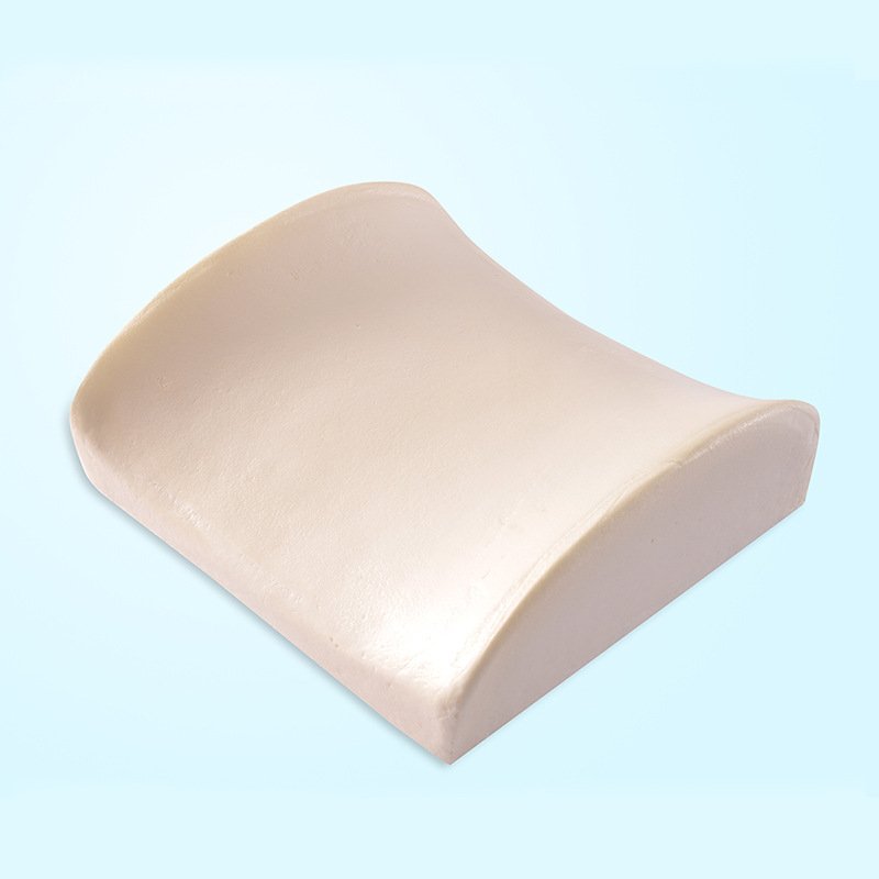 Gối Tựa Lưng Bằng Cao Su Non Vải Lưới Thoáng Mát Có Đai Cài (KT 34x32x12cm)