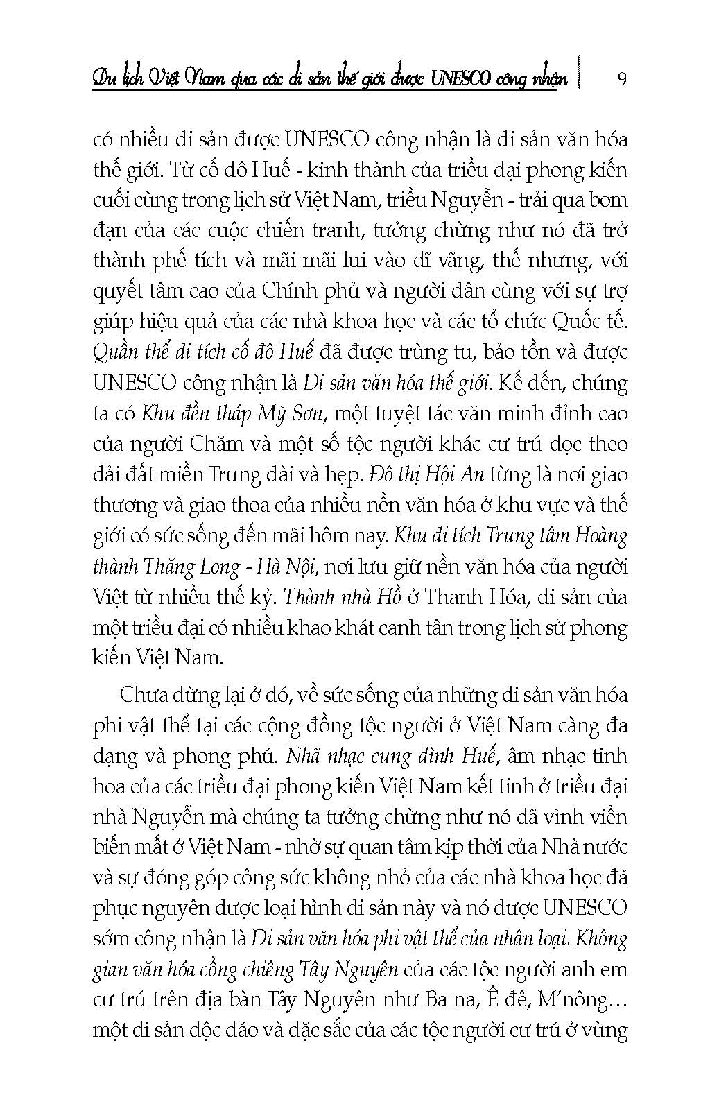 Du Lịch Việt Nam Qua Các Di Sản Thế Giới Được UNESCO Công Nhận (Tái bản 2025)