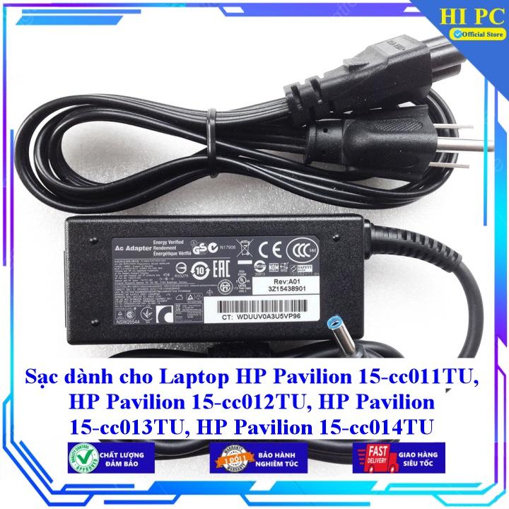 Sạc dành cho Laptop HP Pavilion 15-cc011TU HP Pavilion 15-cc012TU HP Pavilion 15-cc013TU HP Pavilion 15-cc014TU - Kèm Dây nguồn - Hàng Nhập Khẩu