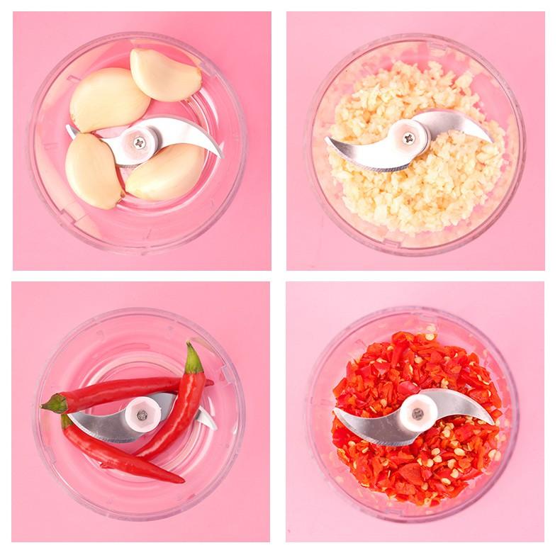 Máy Xay Củ Quả, Xay Tỏi Dùng Pin Sạc Đa Năng 250Ml 45W