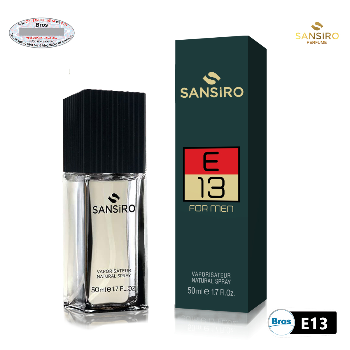 E13 - Nước hoa Sansiro 50ml cho nam