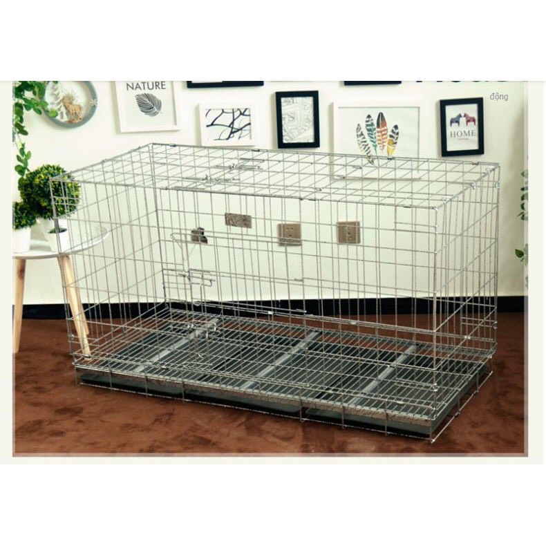 CHUỒNG CHÓ SIZE LỚN, BIGSIZE 1MX60X70CM GẤP GỌN TIỆN LỢI DÀNH CHO PET LỚN