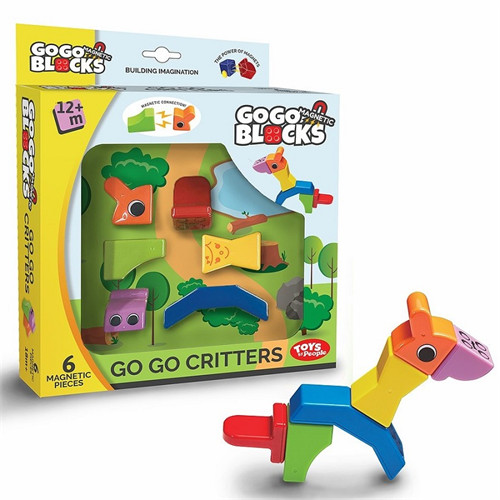 Bộ Xếp Hình Nam Châm STEM Nhật Bản Go Go Critters PEOPLE - PB324