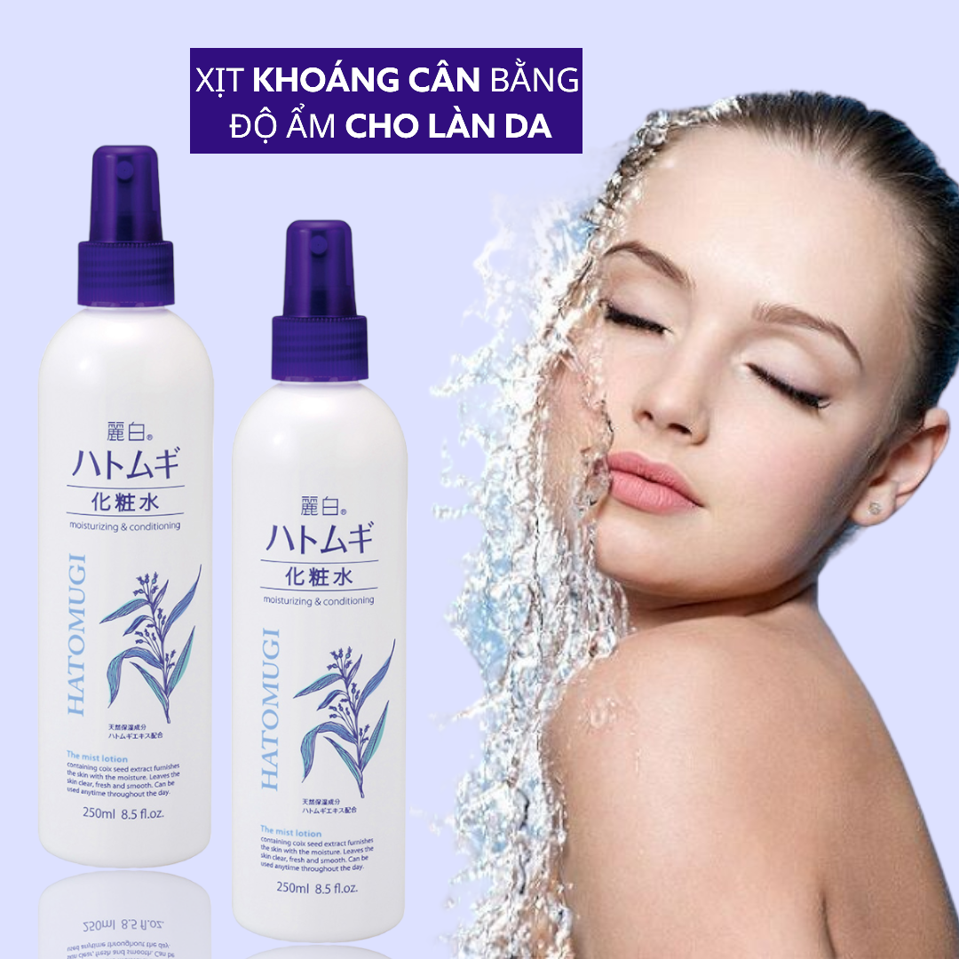 Xịt Khoáng Trắng Da Reihaku Hatomugi Mist Lotion - 31319 (Chai 250ml)