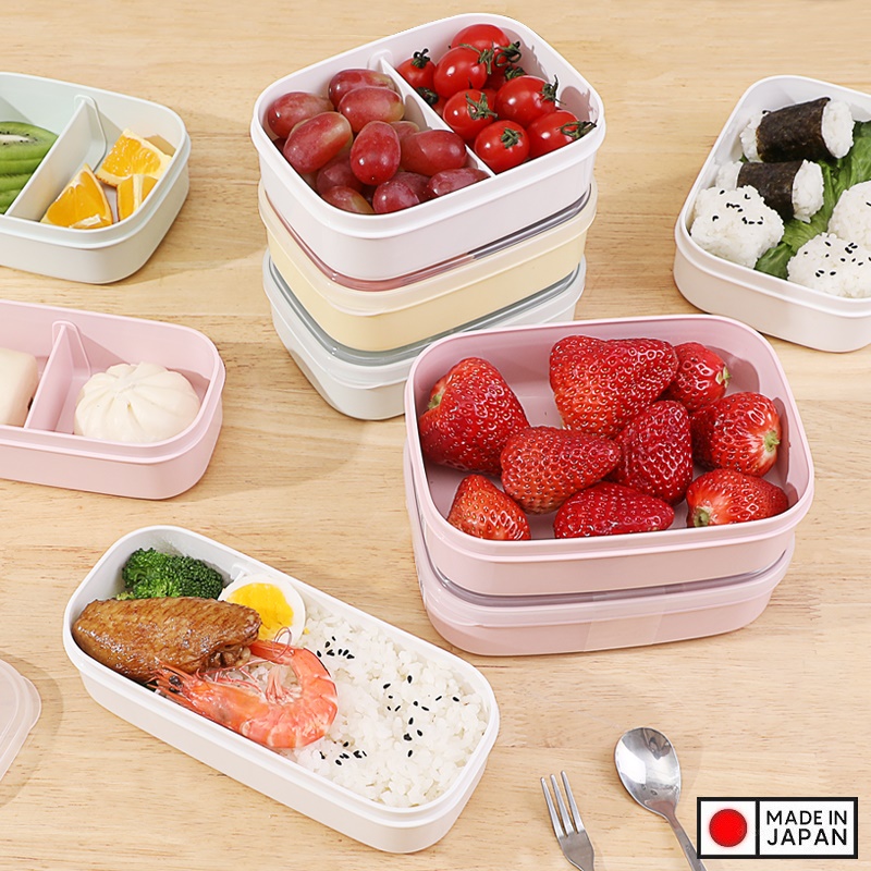 Hộp Cơm chia ngăn Nakaya Bento Tulip size L 650ml - Made in Japan