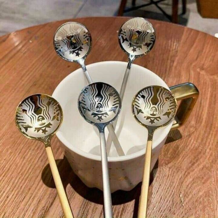 SET 4 THÌA INOX STARBUCKS CÓ HỘP ĐỰNG ĐI KÈM SANG TRỌNG