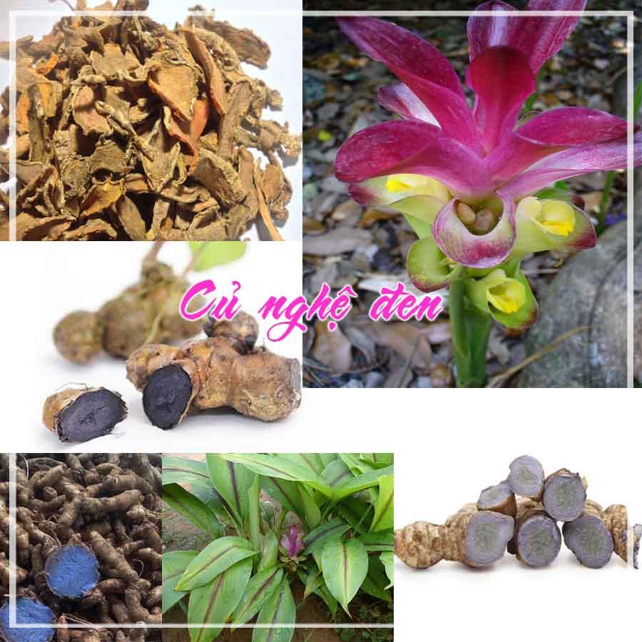 Củ Nghệ Đen khô sắt lát 500gram