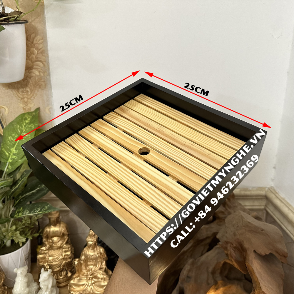 Khay gỗ trang trí món ăn - Khay gỗ trang trí sushi sashimi cho nhà hàng Nhật - Gỗ Thông