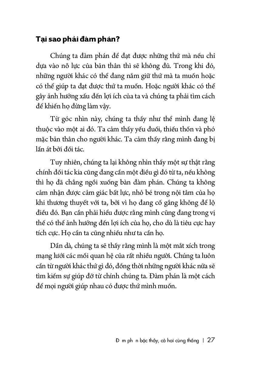 Đàm Phán Bậc Thầy Cả Hai Cùng Thắng - Tái Bản 2019