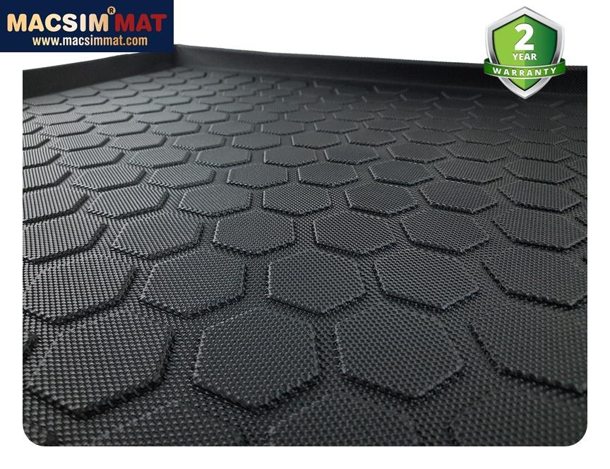 Thảm lót cốp Peugoet 508 2011-2016 nhãn hiệu Macsim chất liệu TPV cao cấp màu đen