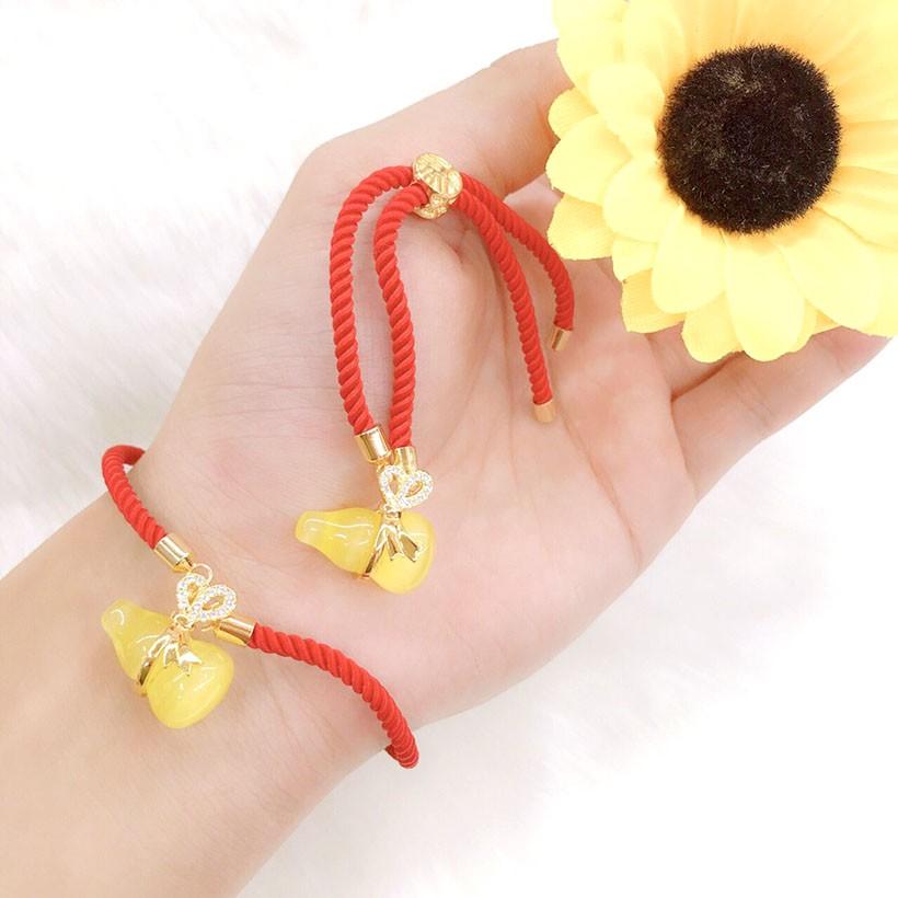 Vòng Tay Phong Thủy Hồ Lô Đá Thiên Nhiên