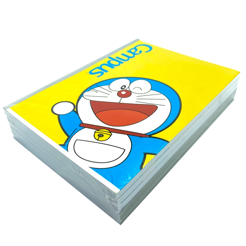 Vở Campus Doraemon Smile Kẻ Ngang 200 Trang B5S NB-BSDSM200 - Màu Vàng