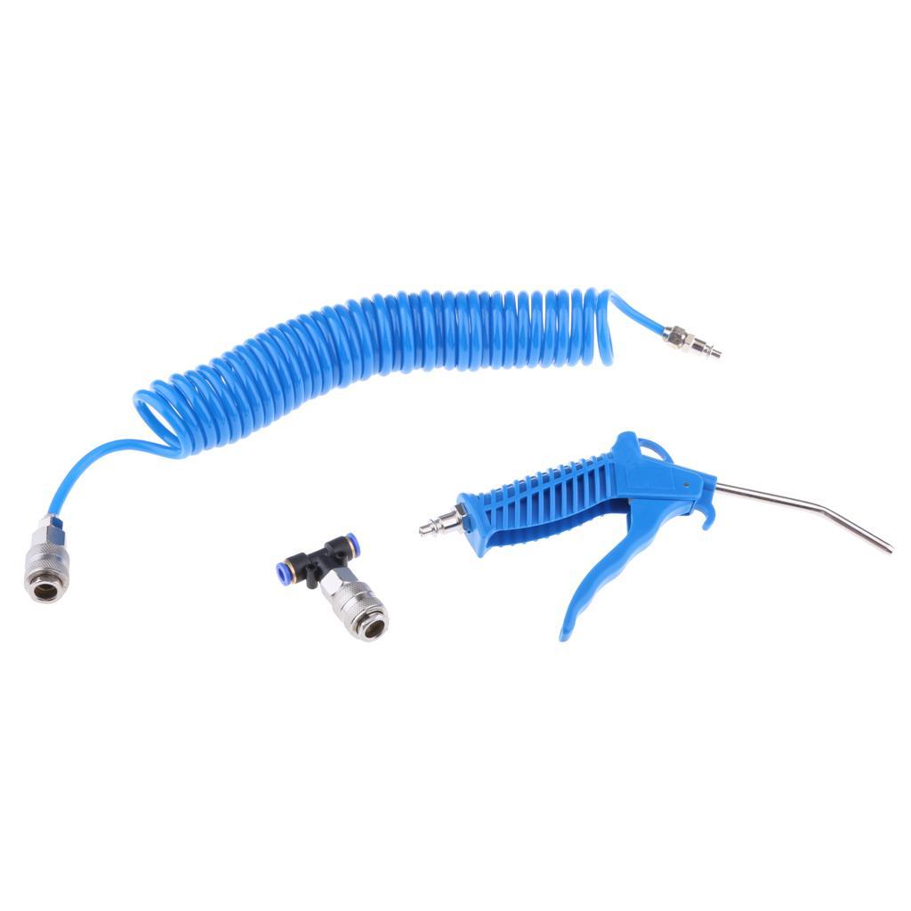 2 x Blow Gun Hose Set Cleaning Power Tool for Garages,Workshop,Car Mechanics